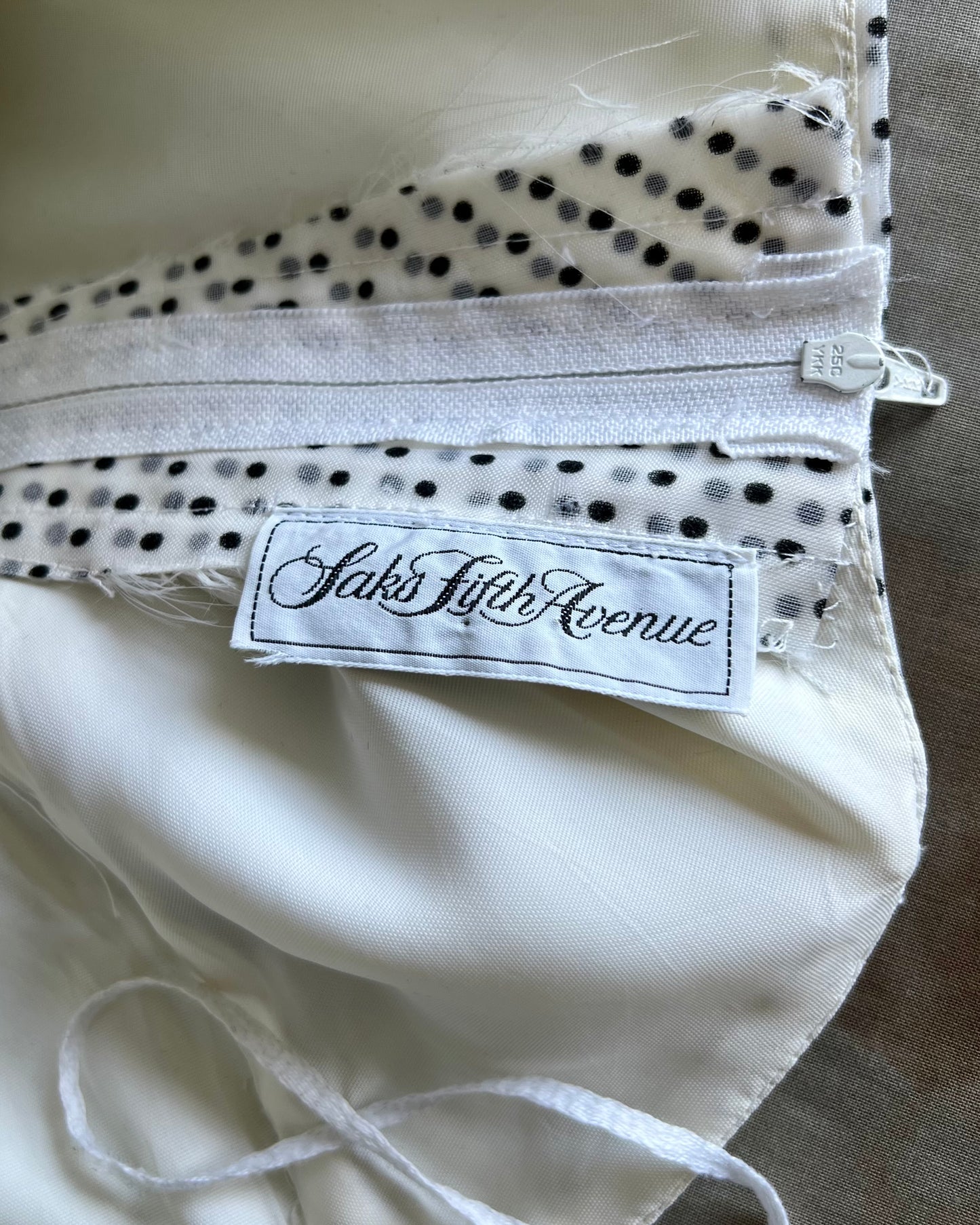 Saks Fifth Polka Dot Dress