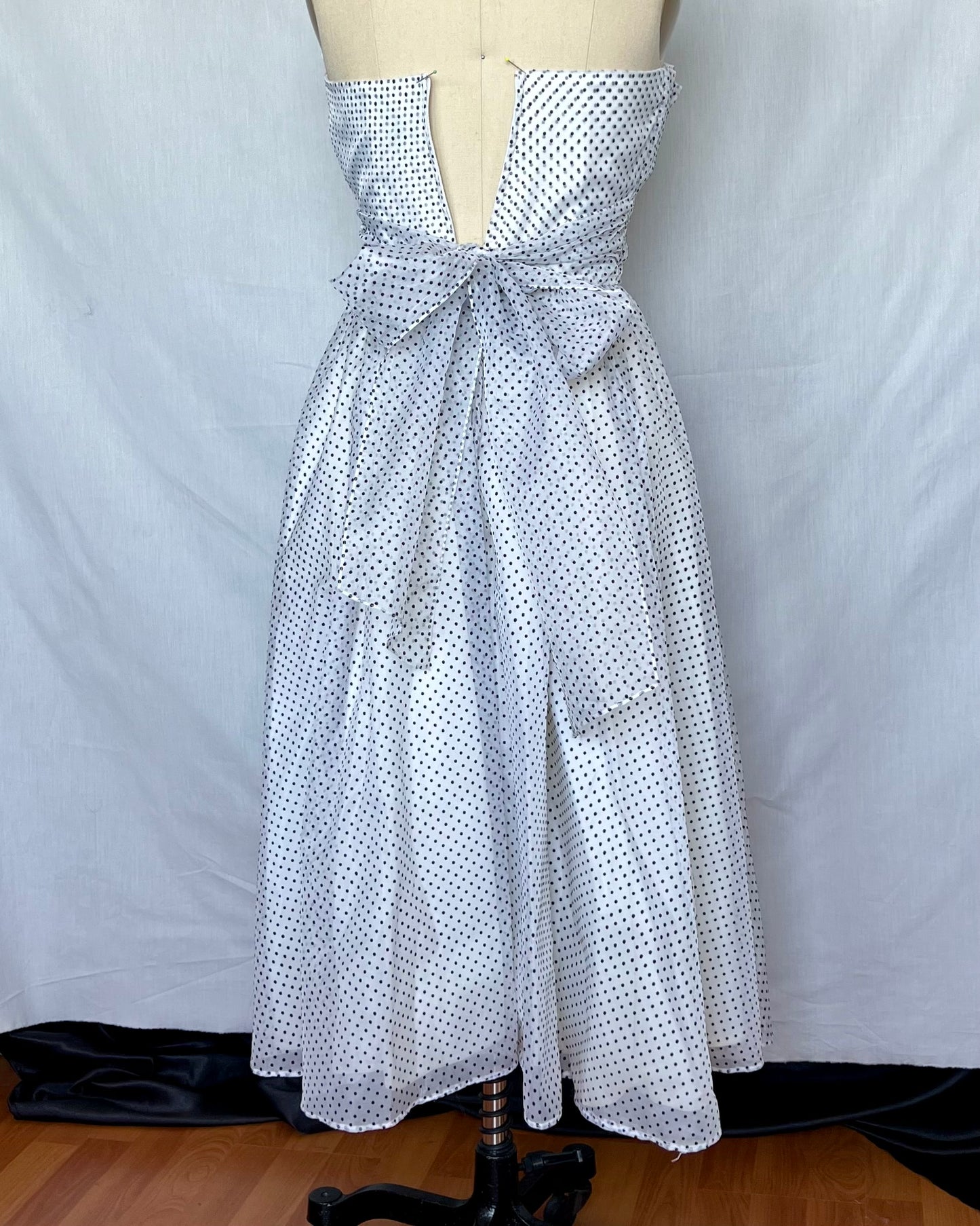 Saks Fifth Polka Dot Dress