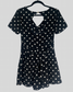 Polka dot play suit