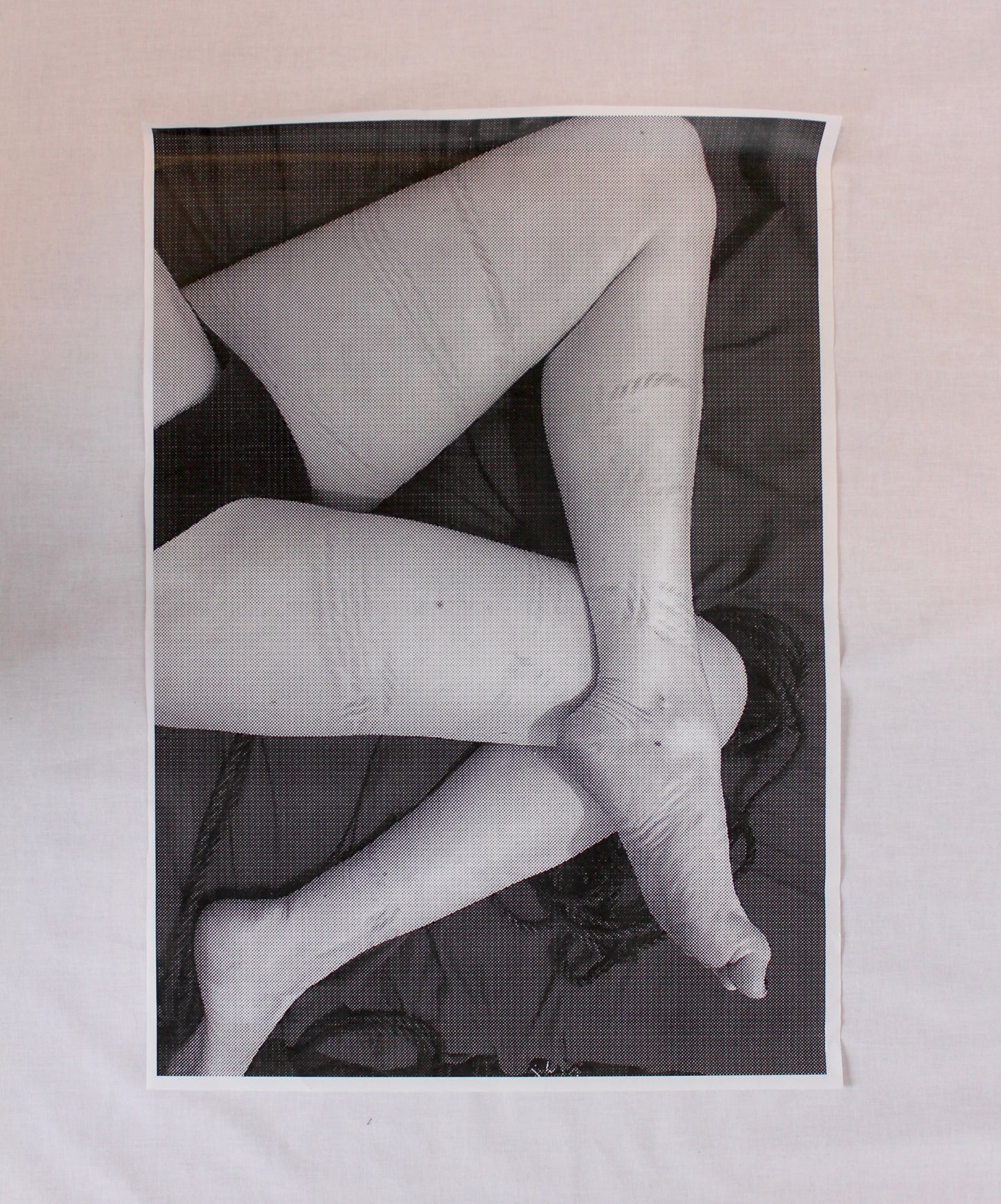 Halftone Leg Print